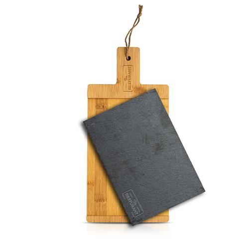 Bamboo board with slate