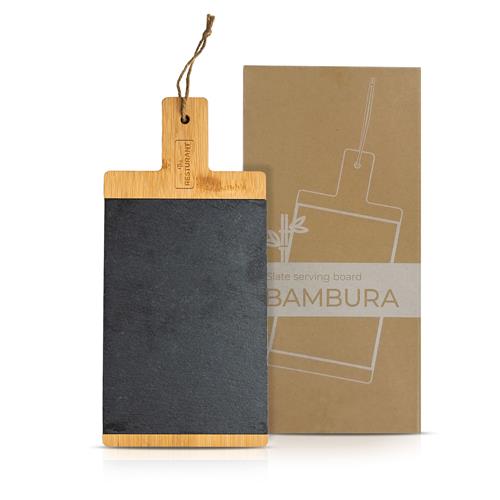 Bamboo board with slate