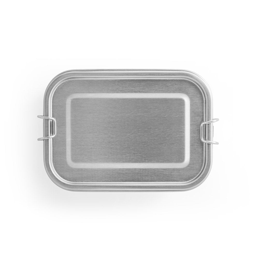 Lunch bag. Robust airtight box in stainless steel (90% recycled) 750 mL