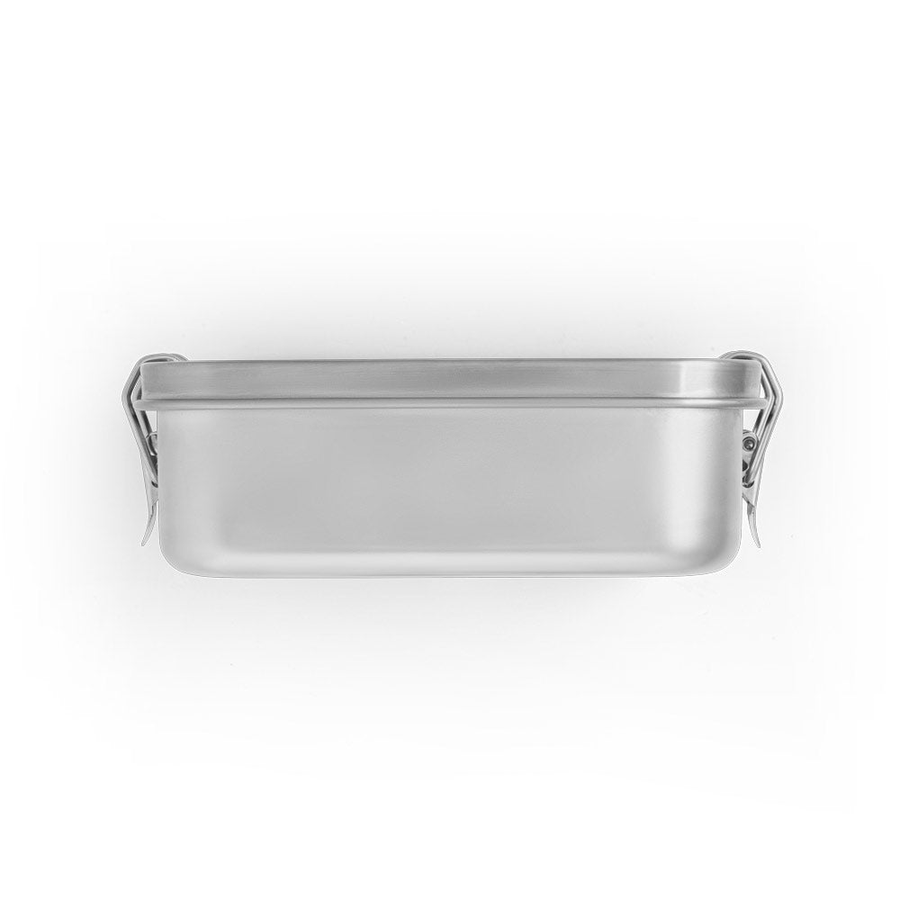 Lunch bag. Robust airtight box in stainless steel (90% recycled) 750 mL