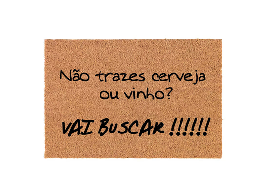 Tapete de entrada personalizável