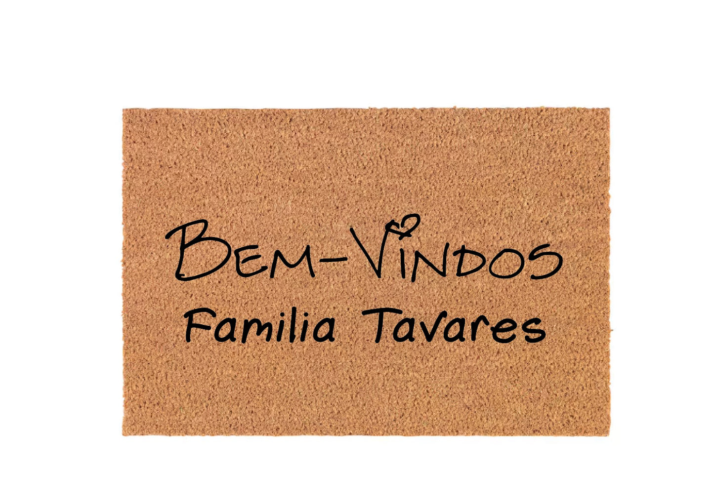 Tapete de entrada personalizável