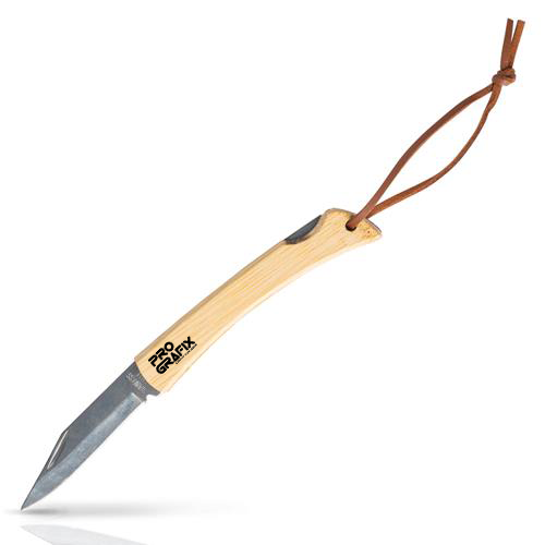 Bamboo pocket knife 