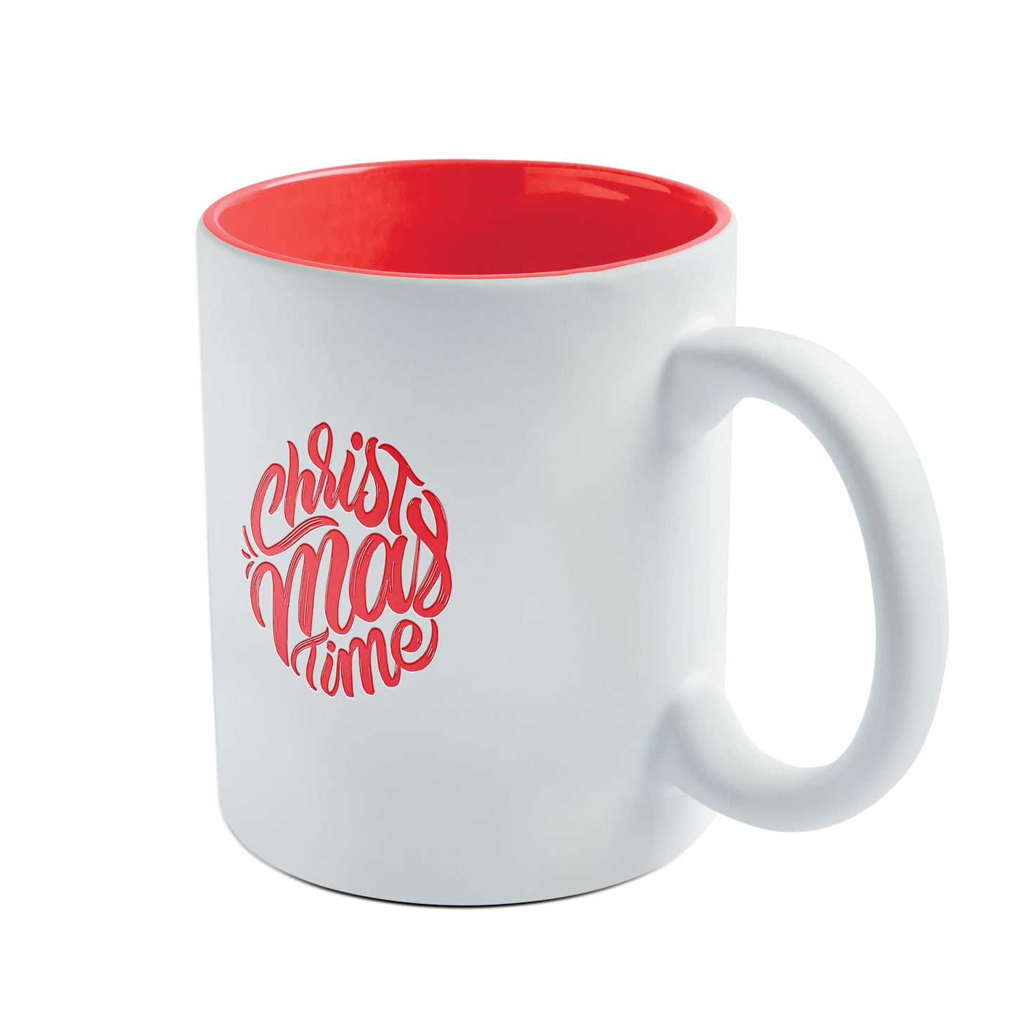 Ceramic mug with matte exterior, 325ml 