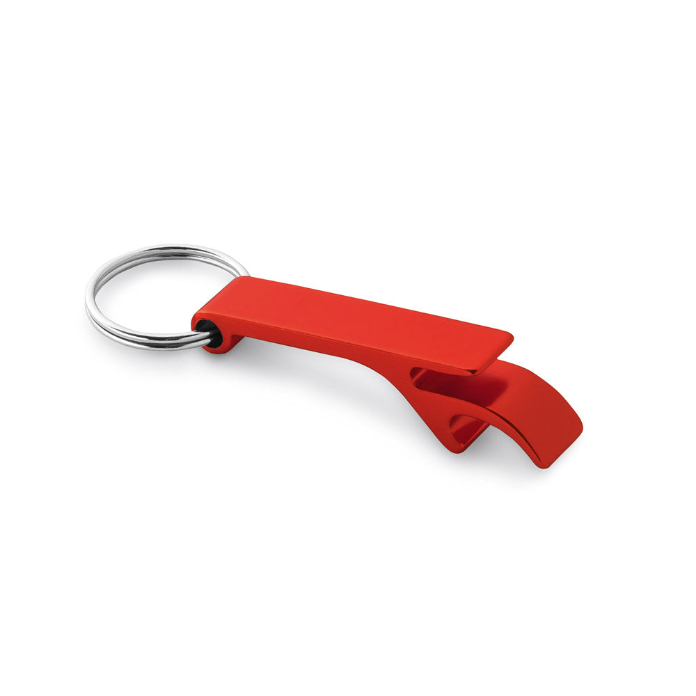 Keychain with capsule opener