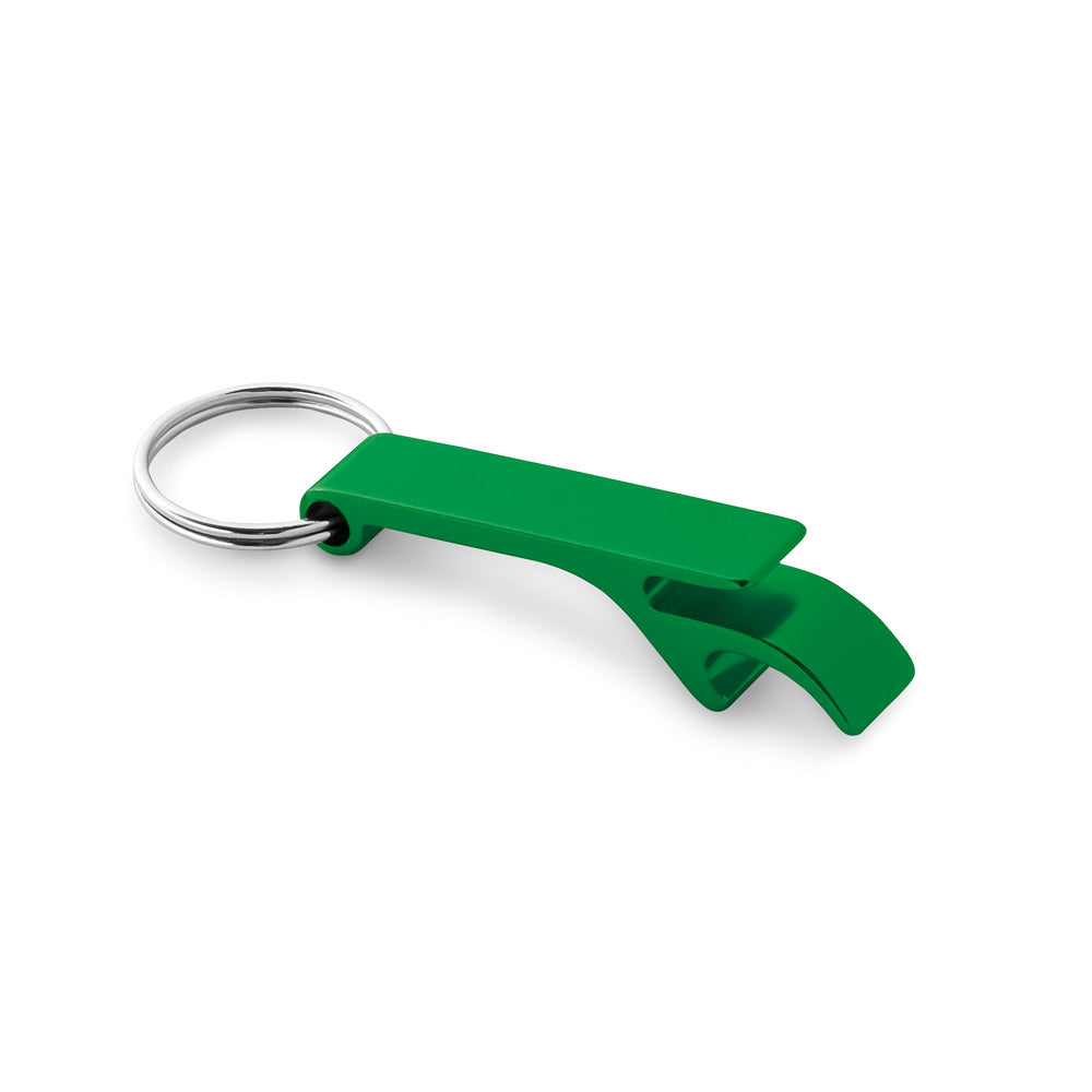 Keychain with capsule opener