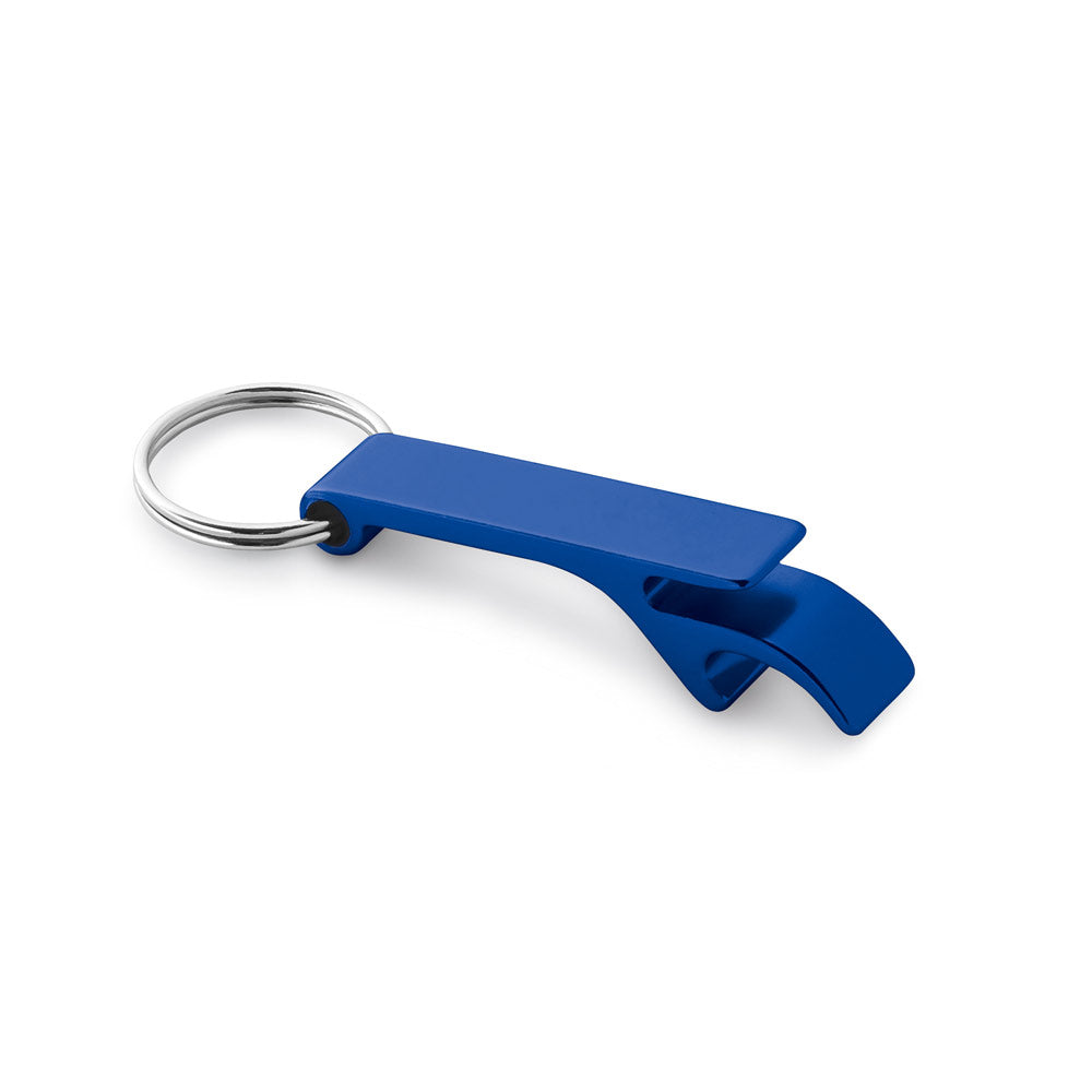 Keychain with capsule opener
