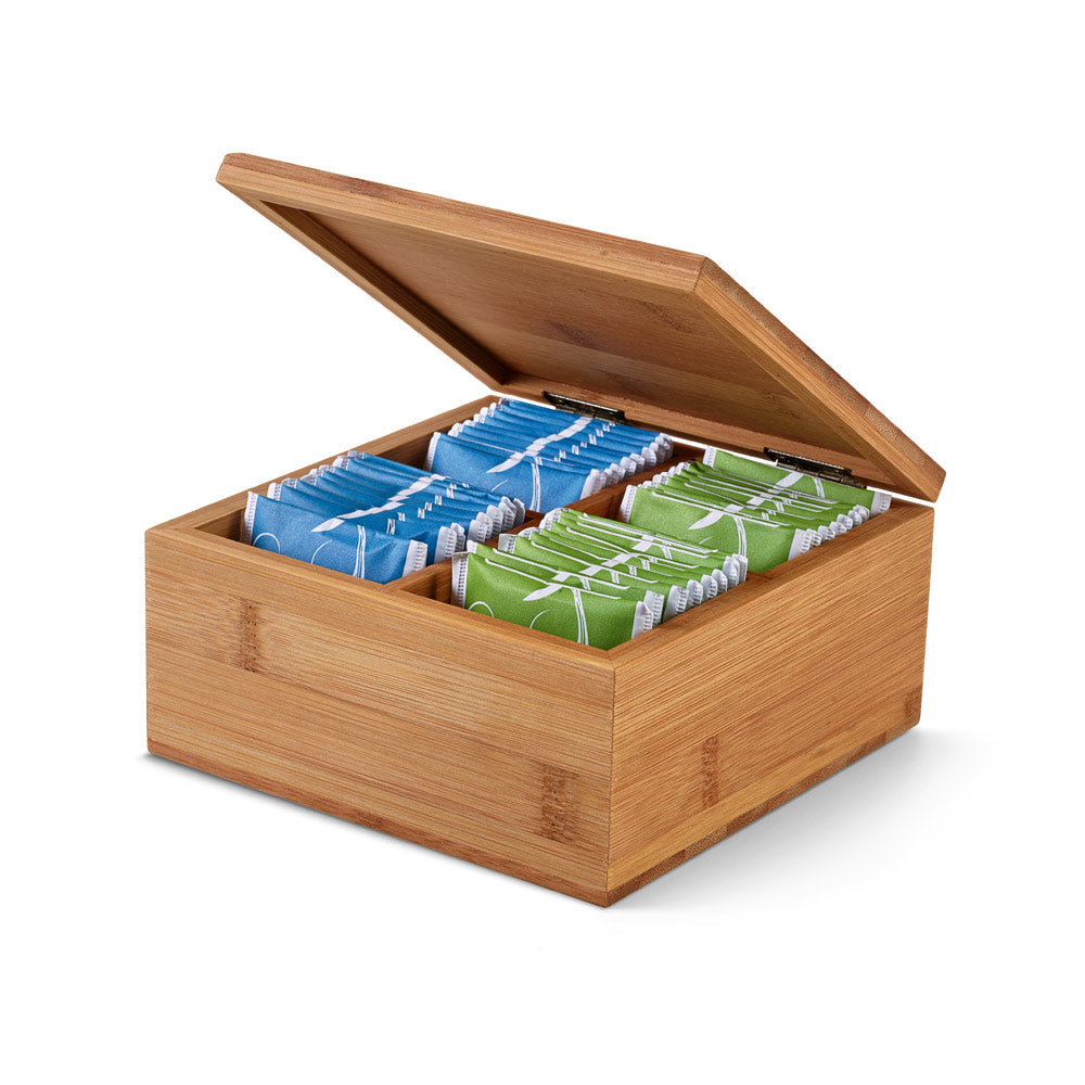 Caixa de chás em bambu