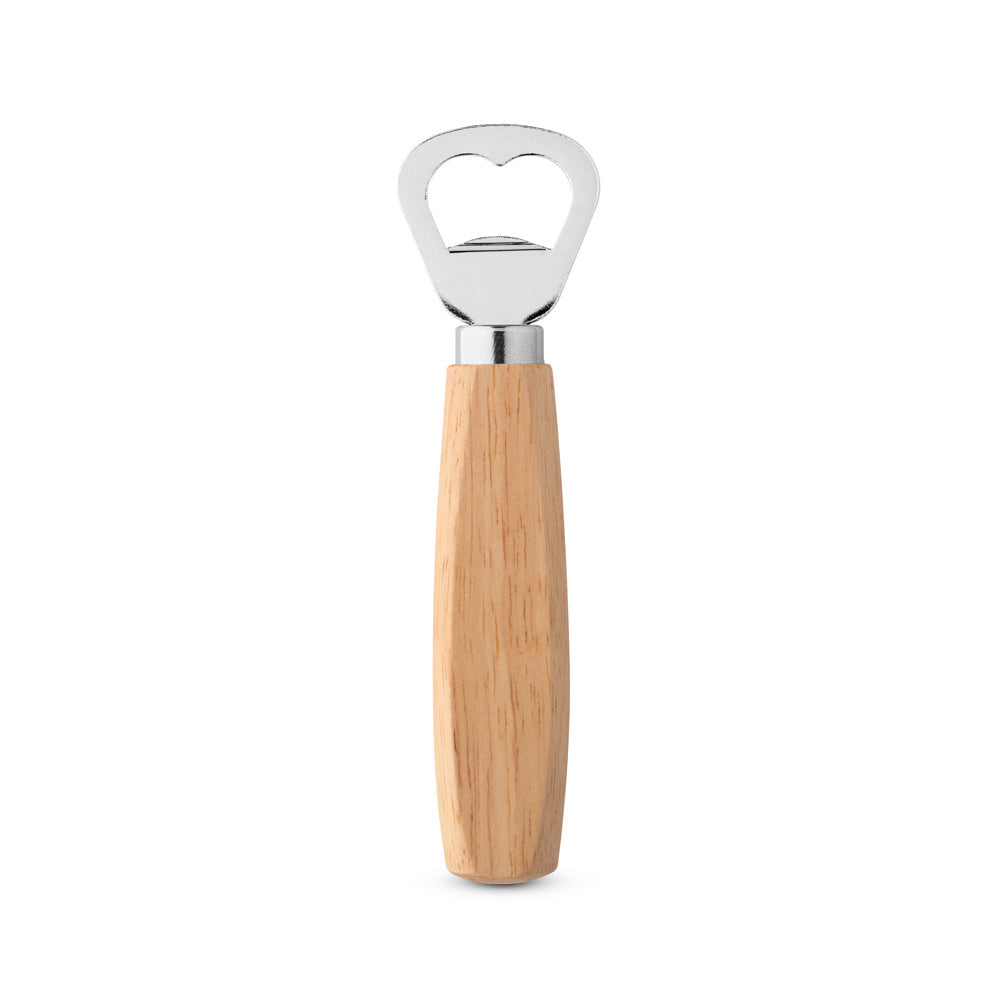 Metal and wood capsule opener