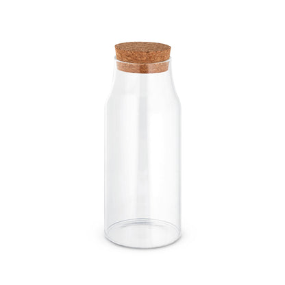 Glass bottle with cork lid 800 mL