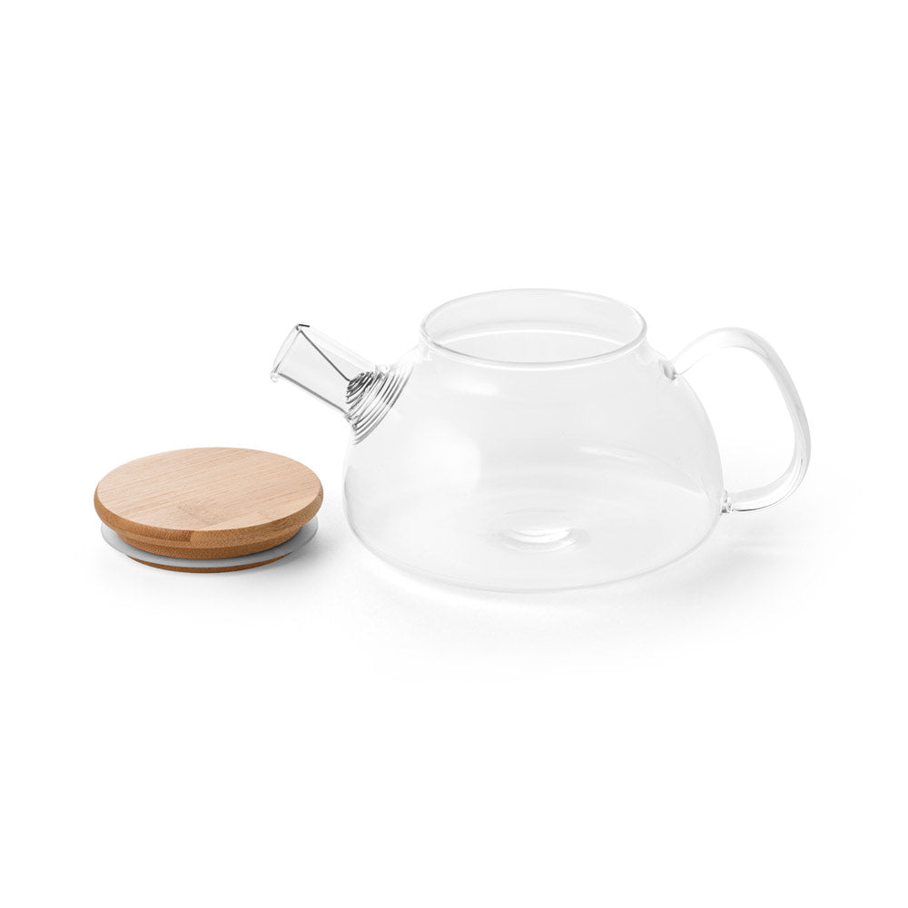 Borosilicate glass teapot with bamboo lid 750 mL