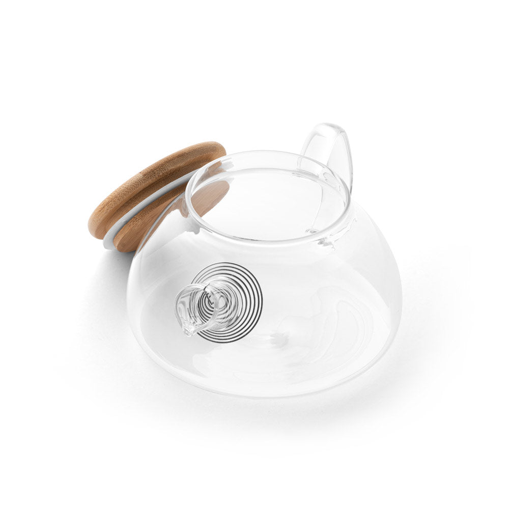 Borosilicate glass teapot with bamboo lid 750 mL
