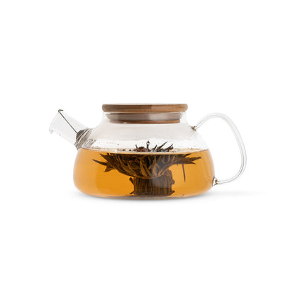 Borosilicate glass teapot with bamboo lid 750 mL