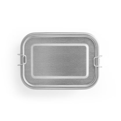 Lunch bag. Robust airtight box in stainless steel (90% recycled) 750 mL