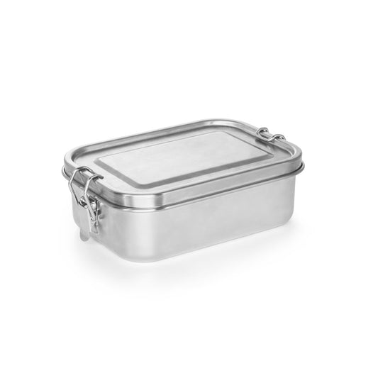 Lunch bag. Robust airtight box in stainless steel (90% recycled) 750 mL