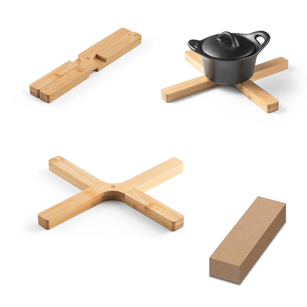 Bamboo pan base