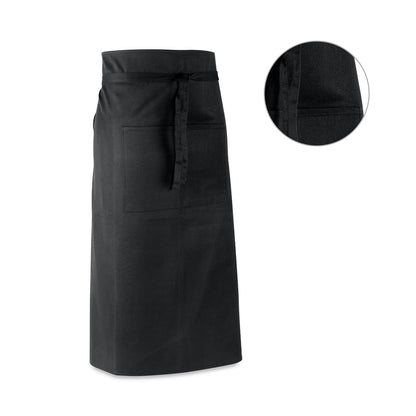 Cotton and polyester bar apron