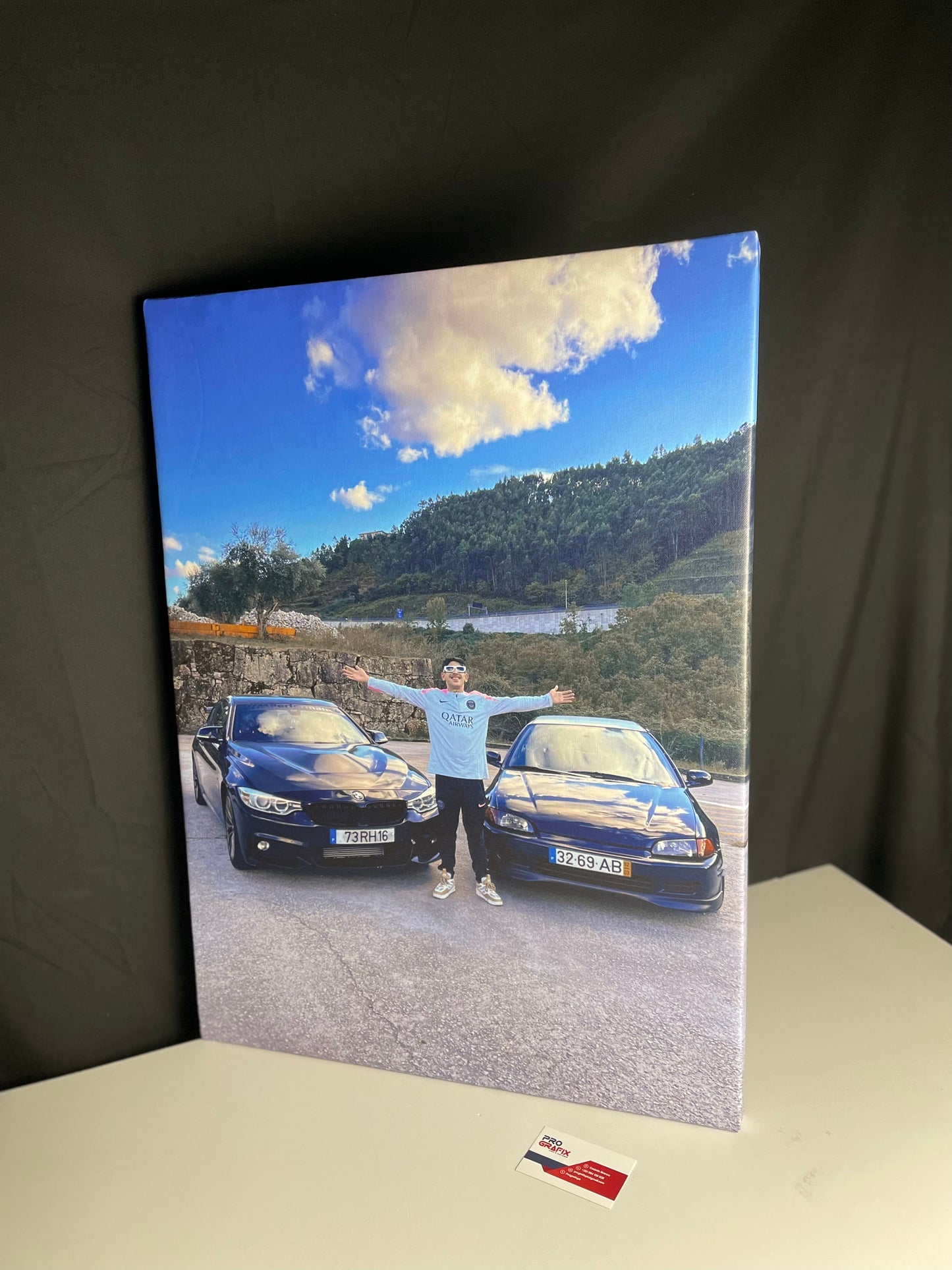 Telas canva com foto