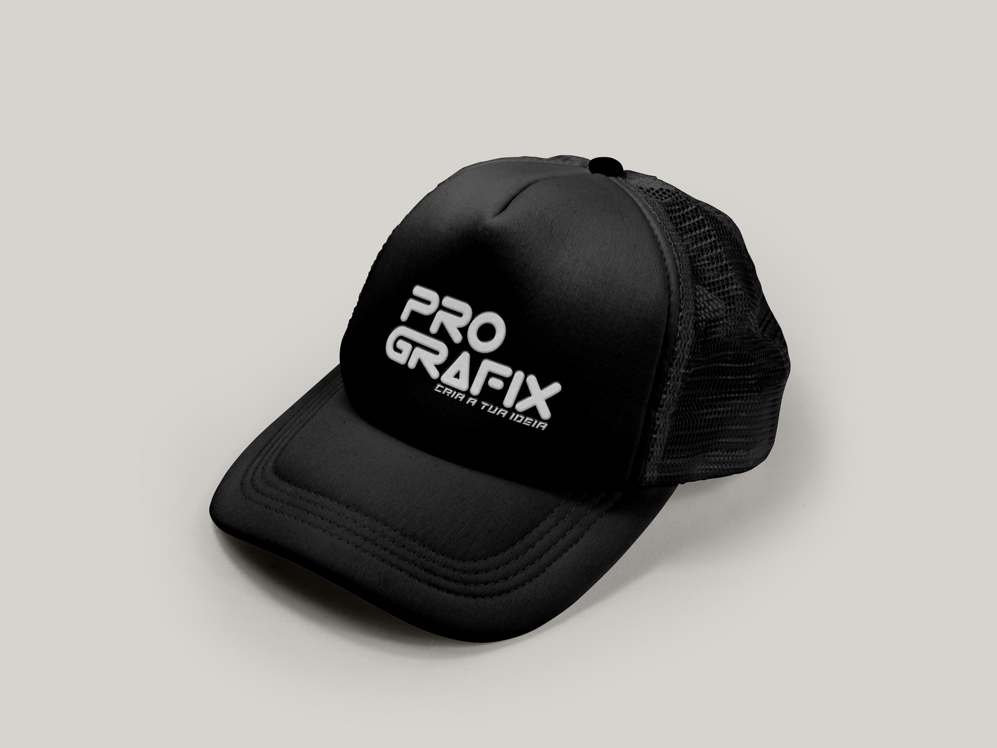 Polyester and mesh cap